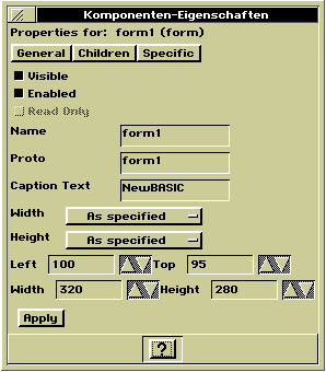 Komponenten-Eigenschaften