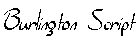 Burlington Script