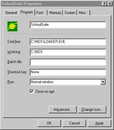 Program Tab