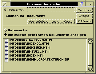 Dokumentensuche