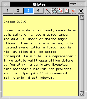 ScreenShot QNotes